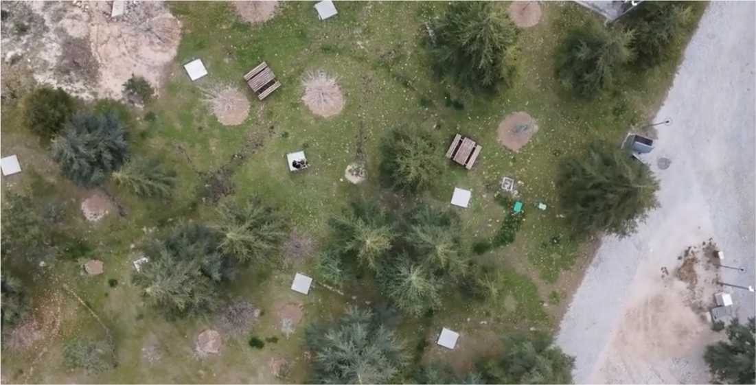 Doğada düğün dış çekimi drone Doğada düğün dış çekimi drone
